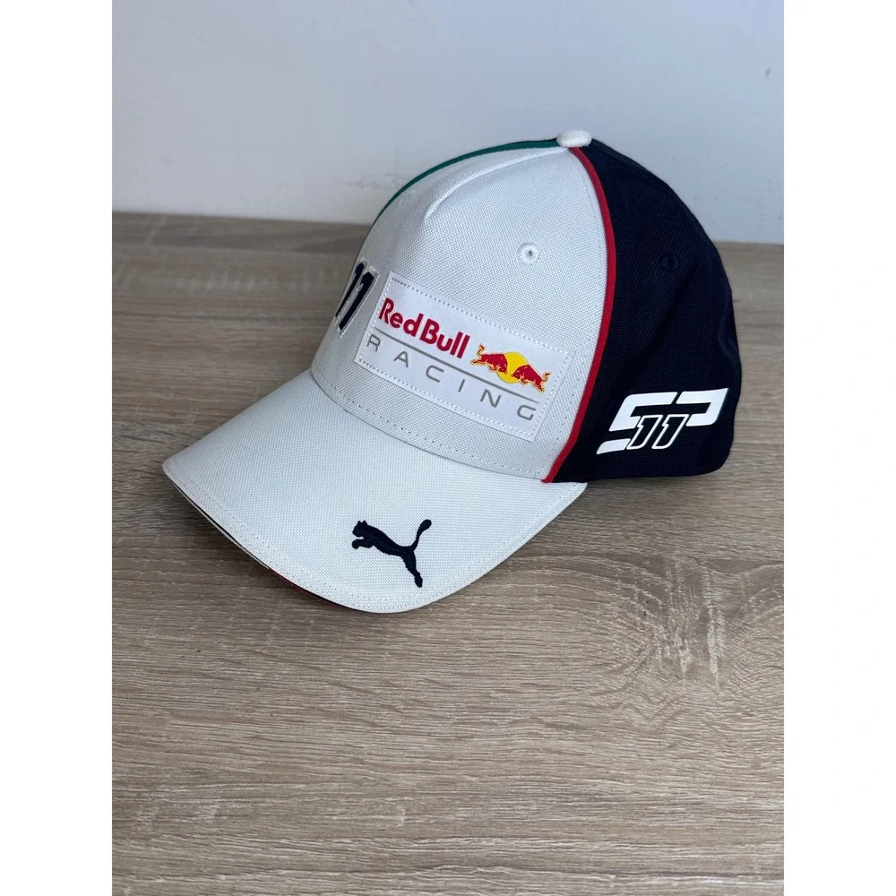 Puma Red Bull Racing F1 Sergio Perez 11 Snapback Hat Navy White Red Cap